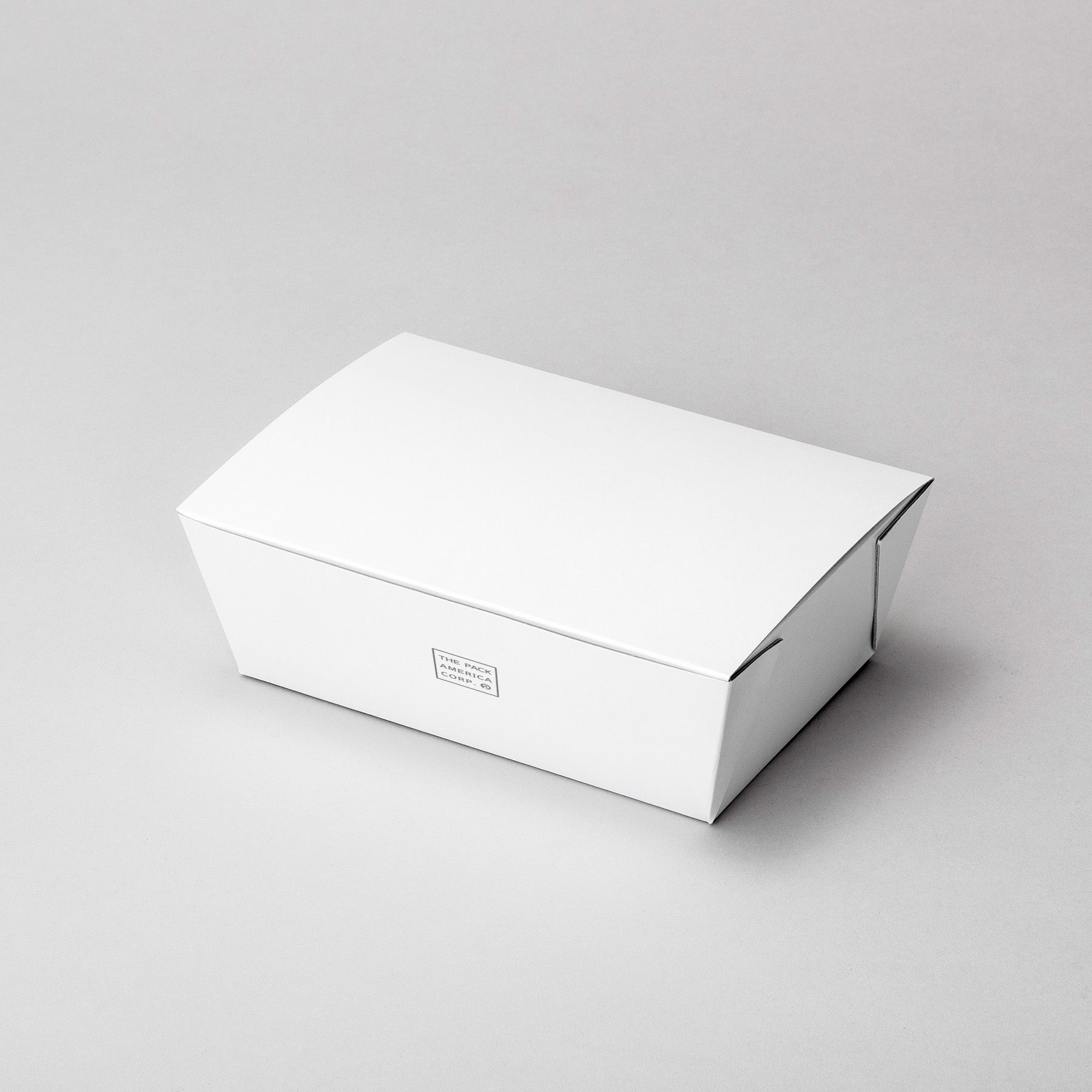 Tapered Paper Box with Attached Lid | The Pack America Corp.