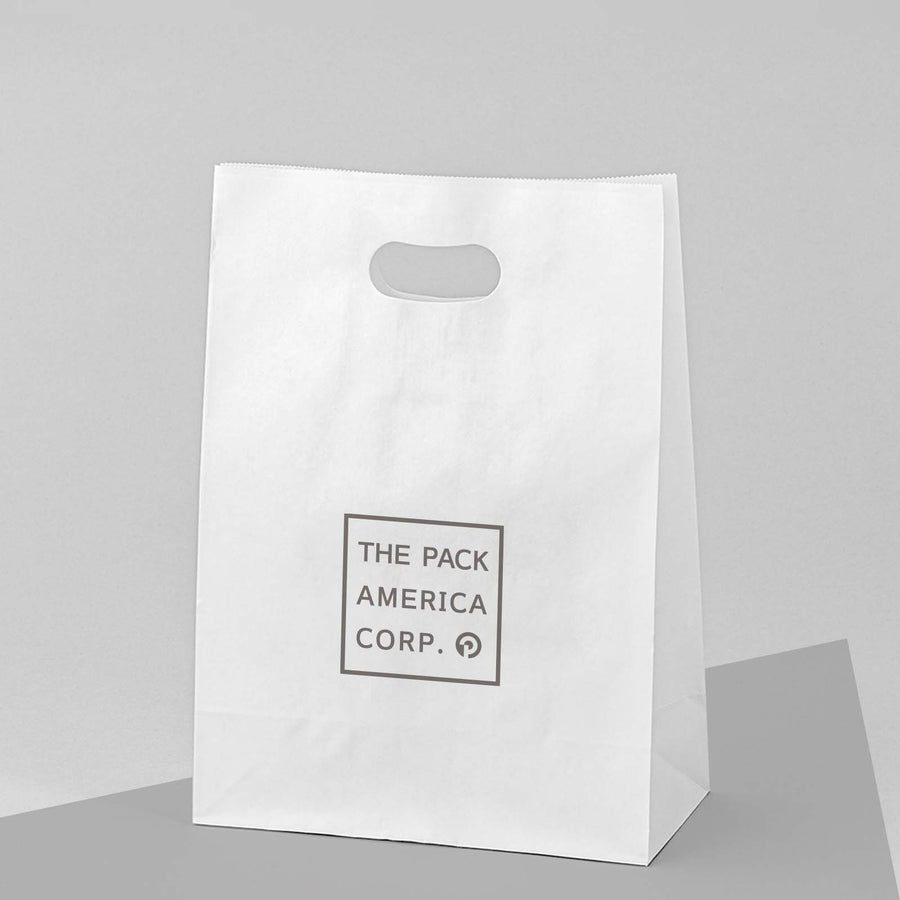 Die Cut Handle Bag (Machine made) - Front View